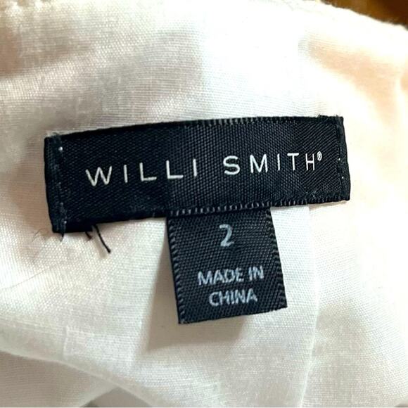 White Eyelet Skirt-Willi Smith-Size 2 - Picture 3 of 5